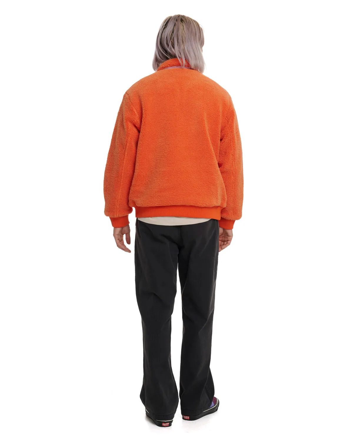 Yin Yang Half Zip Jacket - Orange