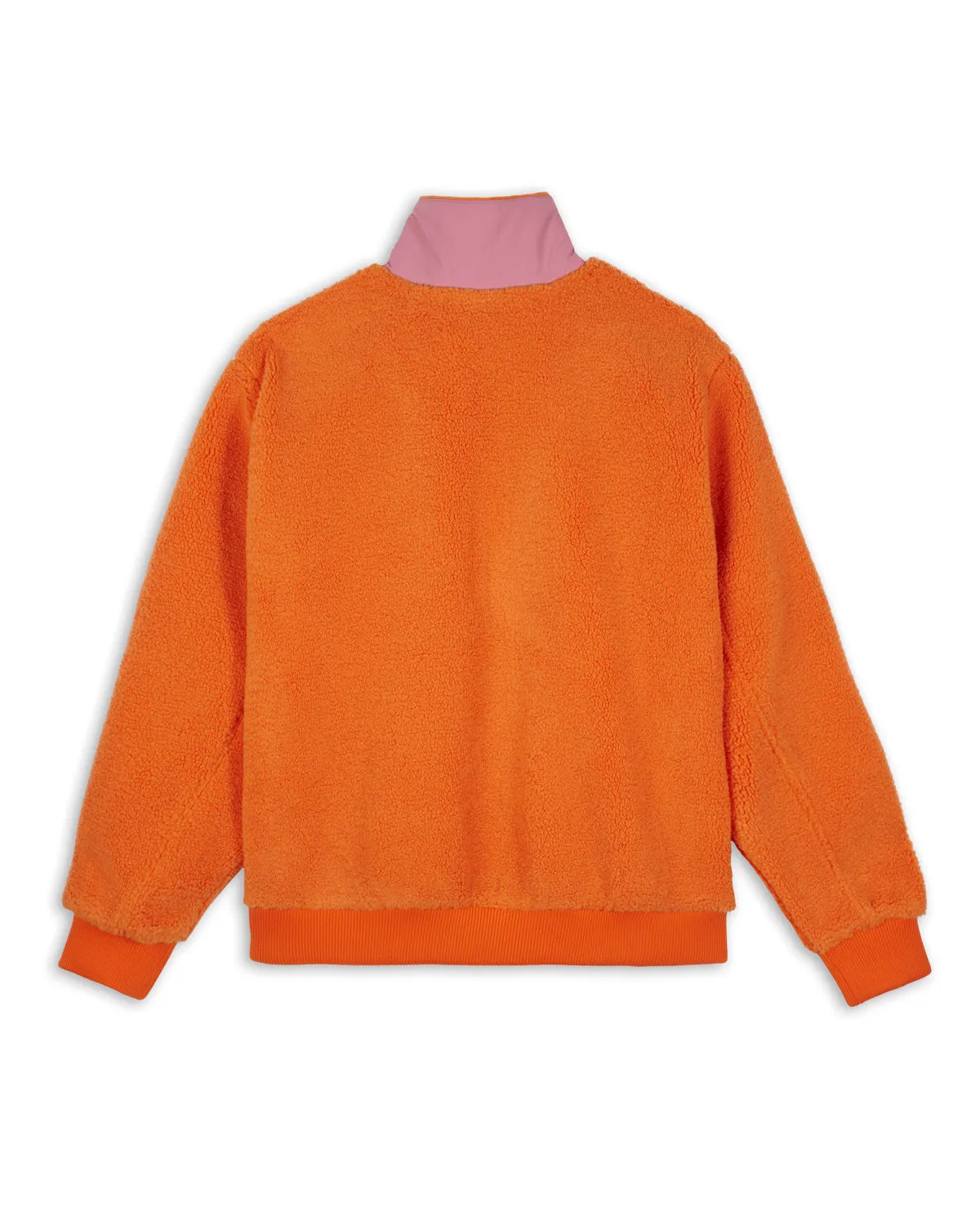 Yin Yang Half Zip Jacket - Orange