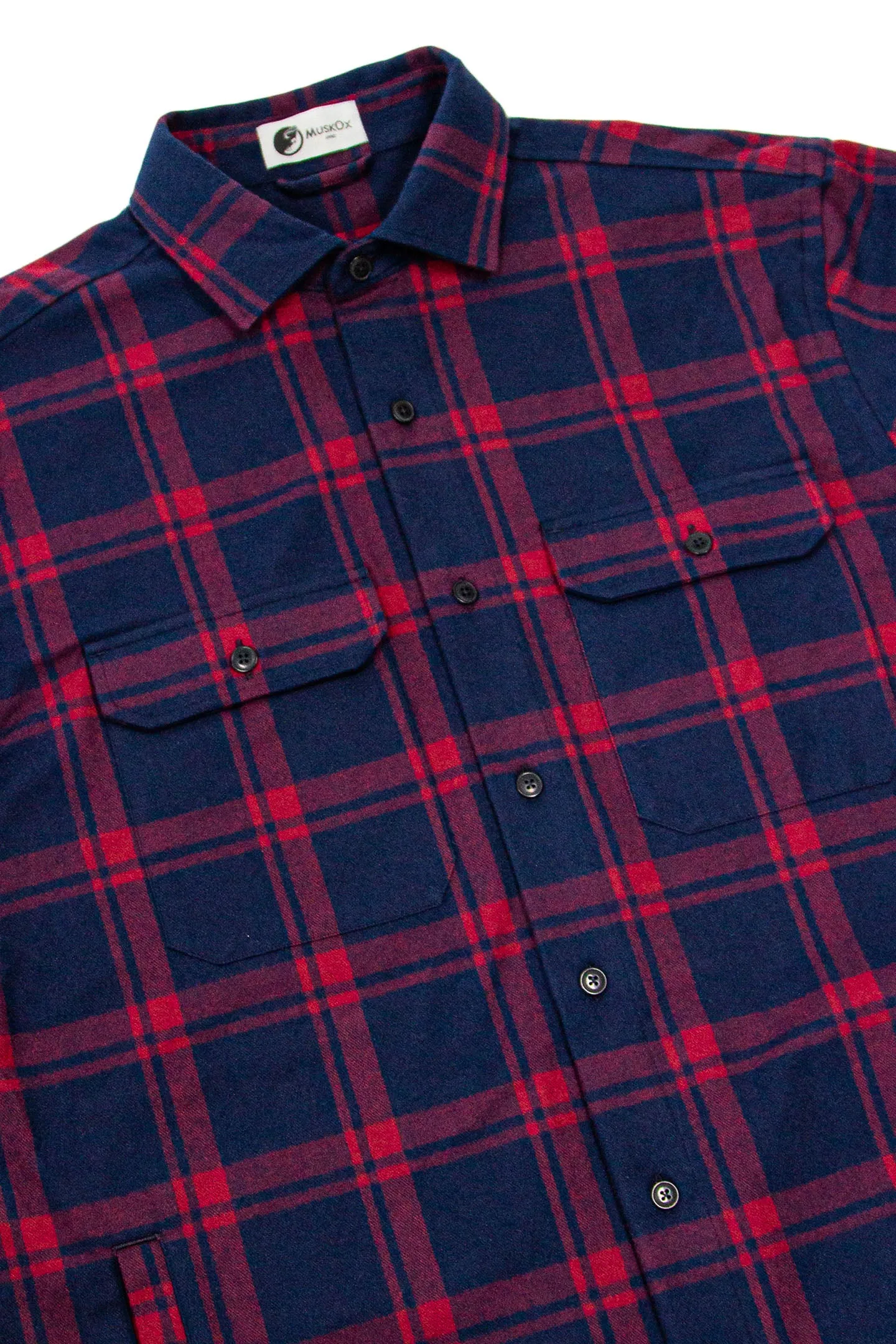 Yukon Flannel Shirt Jacket, Burgundy